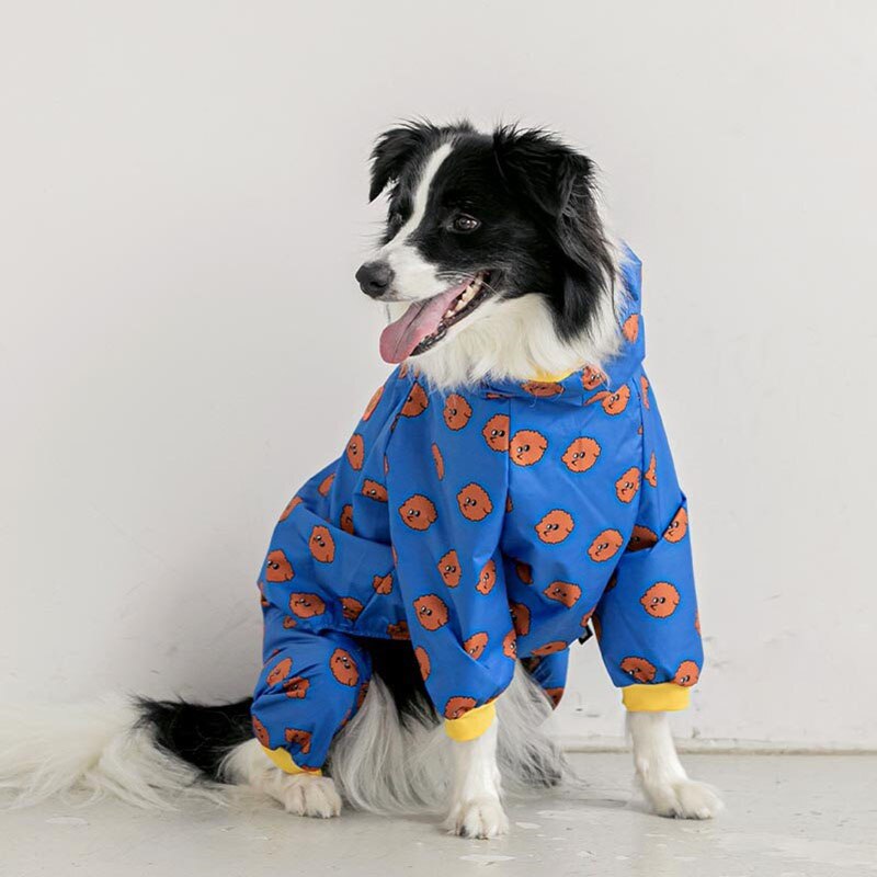 Pet Clothing Waterproof All-inclusive Dog Raincoat Suitable For Small