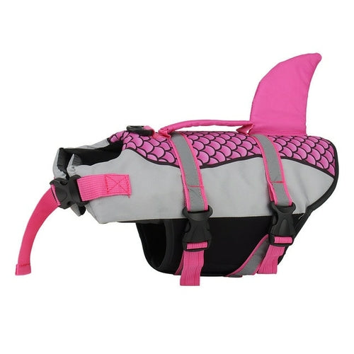 Pet Dog Life Jacket Vest Clothes Life Vest Collar Harness Pet Swimming