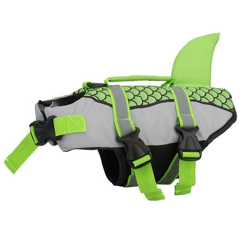 Pet Dog Life Jacket Vest Clothes Life Vest Collar Harness Pet Swimming