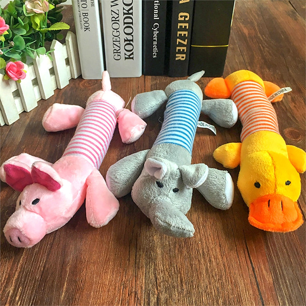 Pet Dog Toy Squeak Plush Toy For Dogs Supplies Fit For All Puppy Pet