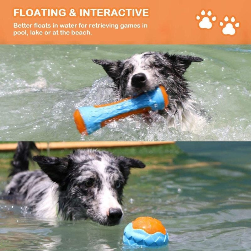 Pet Floating Water Dog Toy Summer Play Water Swimming Toy Dog Squeaky