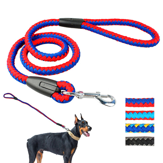 Rolled Dog Leash Pet Training Walking Leads