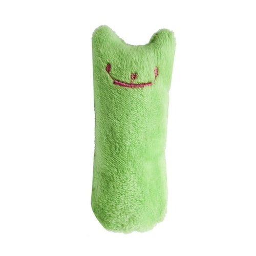 Teeth Grinding Catnip Toys Funny Interactive Plush Cat Toy Pet Kitten