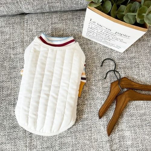 Warm Vest Two-piece Cotton Coat Autumn And Winter Puppy Clothing Small