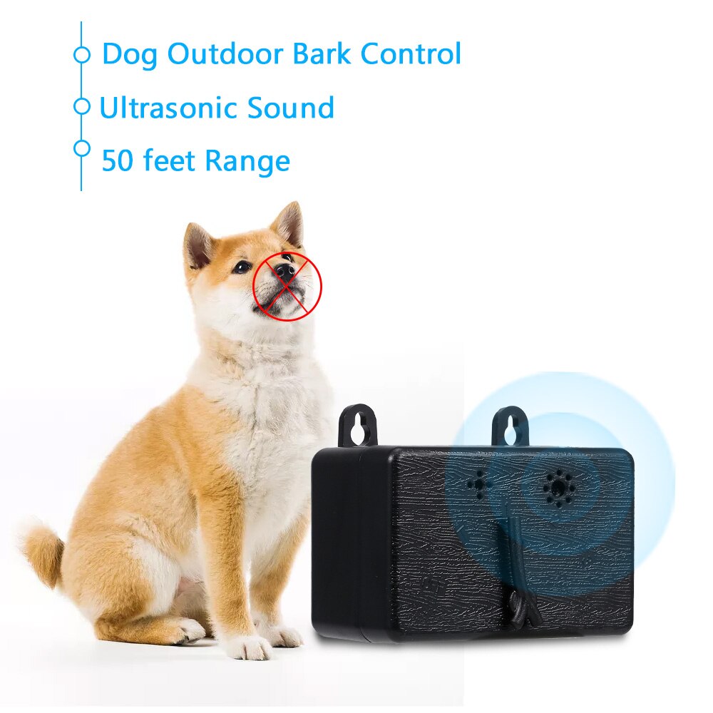 Waterproof Anti Barking Device 50Ft Dog Bark