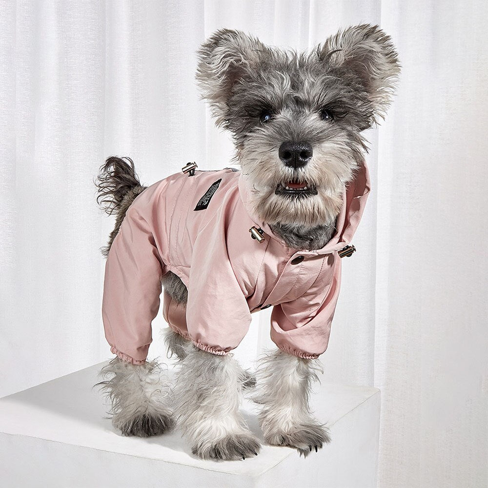 Waterproof Dog Clothes Reflective Dog Raincoat Soft Impermeable