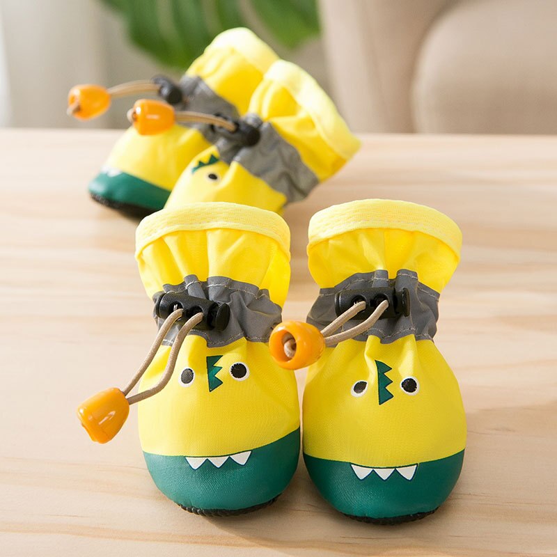 Waterproof Summer Pet Dog Soft-soled Shoes Anti-slip Rain Boots