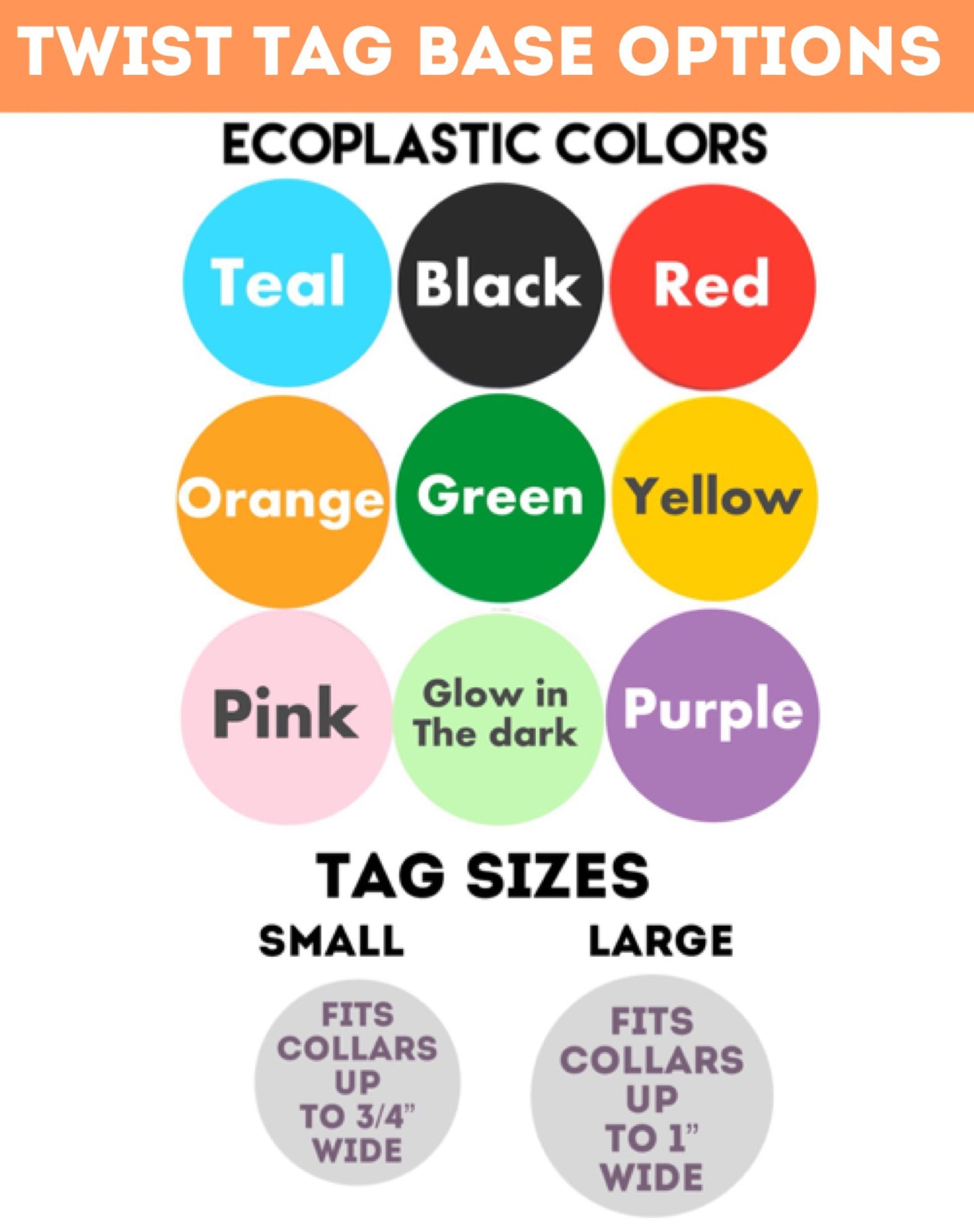 Rainbow TWIST TAG- Silent, Eco-Friendly, Ringless ID Tag for Cats and